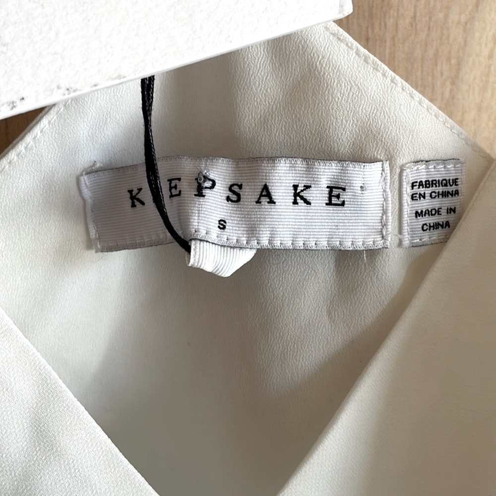 Keepsake (The Label) Follow the Sun Ivory Dress NWT Sz: S - Picture 7 of 15